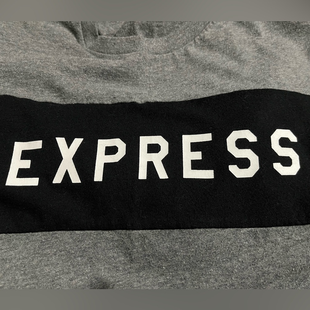 Express Men’s T-Shirt - Size XS - Color Grey - Picture 4 of 5